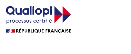 Logo de la certification Qualiopi délivrée au titre de la catégorie Action de Formation